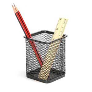 metal mesh pen stand, pencil stand online purchase, buy pencil stand for office use, pen stand online, high quality desk organiser