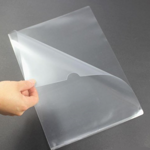 l shape folder, transparent folder, document holder