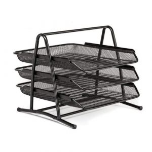 file tray, 3 Layer Metal Mesh, magazine holder