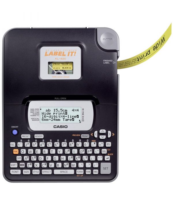 label printer, casio label printer, Casio KL-820 Label Printer