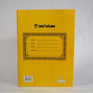 sinarline notebook, 4line notebook