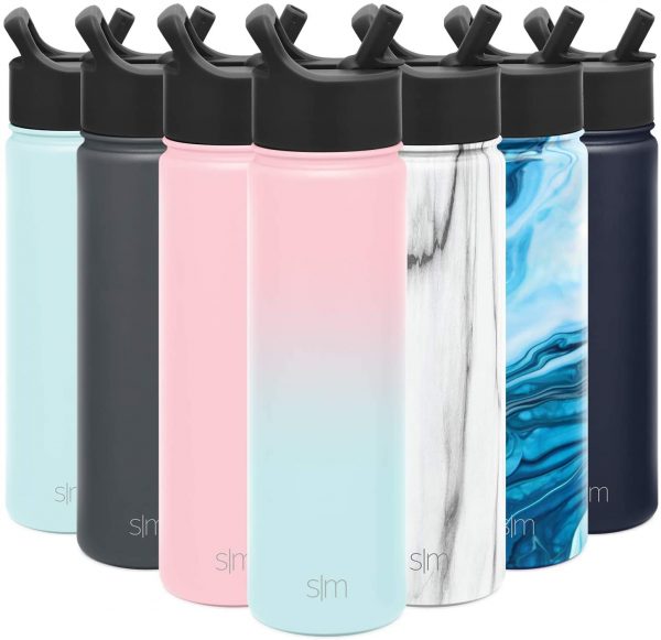 water bottle, Water bottles supplier in Doha,Water Bottle with Straw Lid Reusable Wide Mouth Stainless Steel Flask Thermos