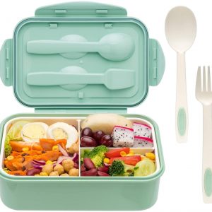 Bento Boxes for Adults,Lunch Box For Kids Childrens With Spoon & Fork