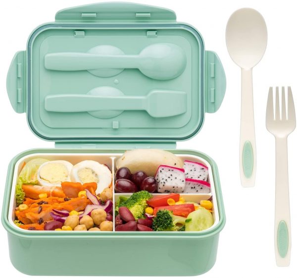 Bento Boxes for Adults,Lunch Box For Kids Childrens With Spoon & Fork