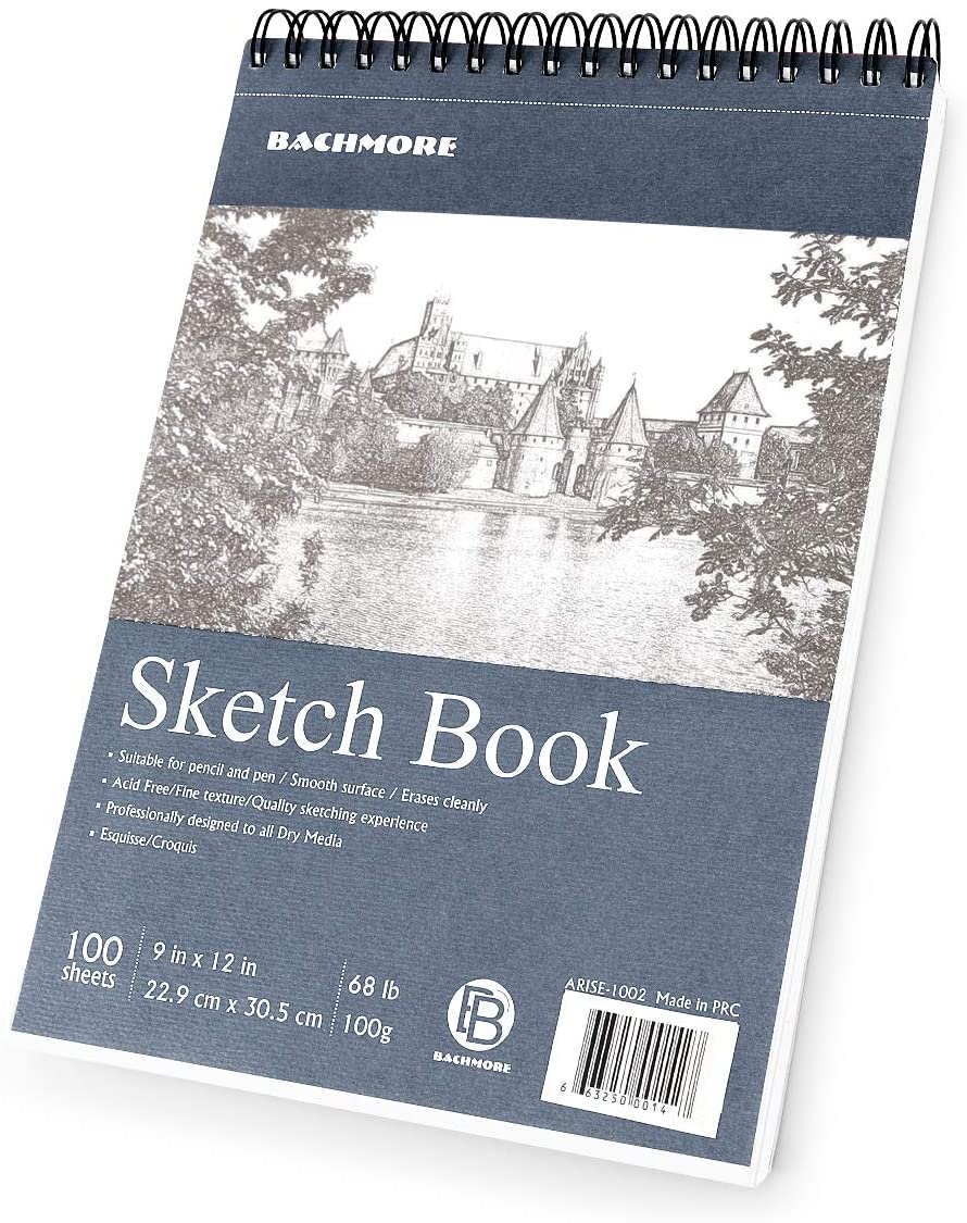 Bachmore-TOP Spiral Bound Sketch Book for Artist - Doha Stationery