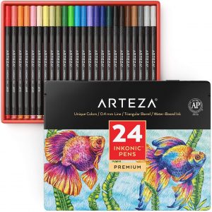 ARTEZA Inkonic Fineliners Fine Point Pens